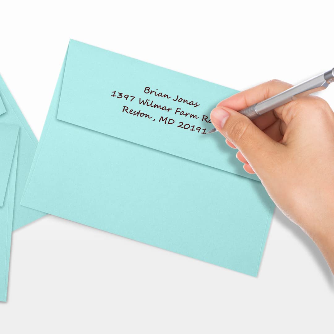 LUXPAPER A7 Printable Invitation Envelopes - 80 lb. Seafoam Green, 5.25