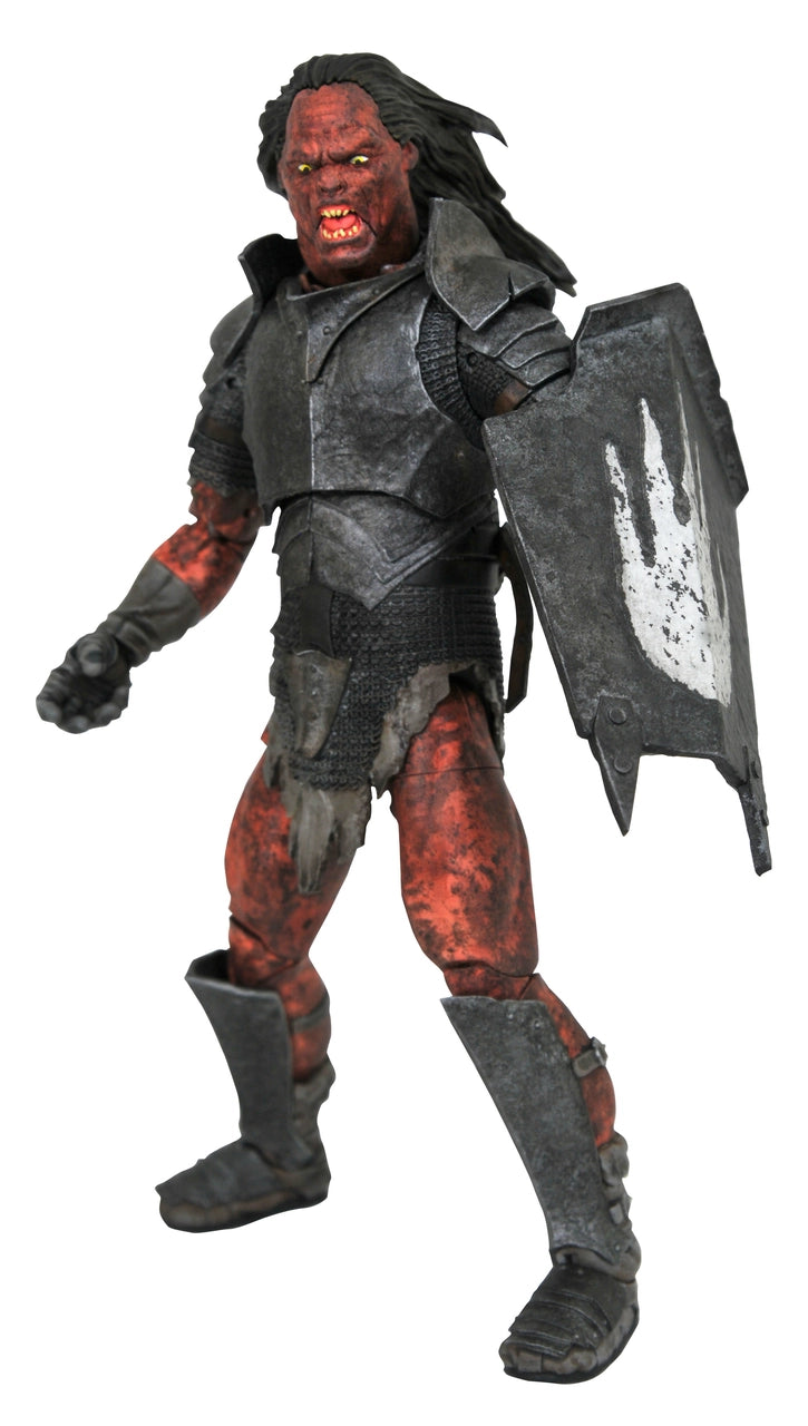 Premium Diamond Select Uruk Hai Orc Action Figure - Highly Detailed Collectible for Lord of the Rings Fans | Perfect for Display, Gifts & Themed Decor
