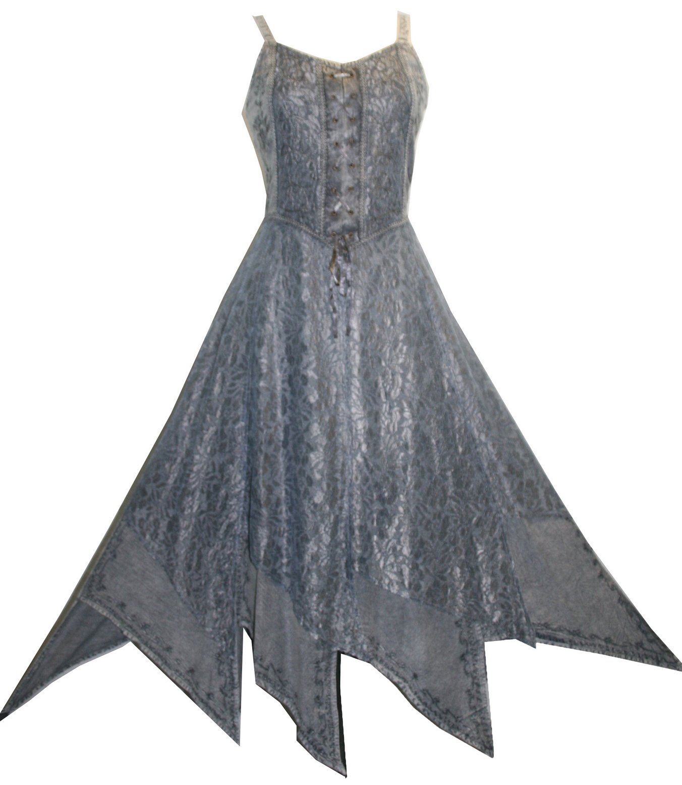 Agan Traders 2025 Spring Spaghetti Strap Long Evening Gown - Elegant Boho Lace Overlay Formal Dress for Women | Perfect for Prom, Wedding Guest, Halloween Party & Special Occasions