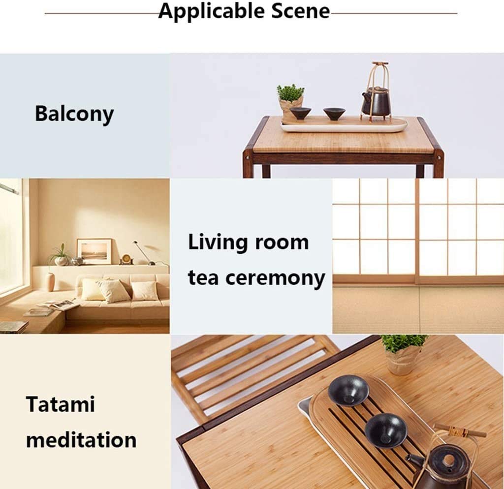 Rustic Natural Wood Coffee Table with Storage Shelf & Open Bottom - Rectangle Espresso Living Room Table - Easy Assembly for Home, Office, or Dorm Decor
