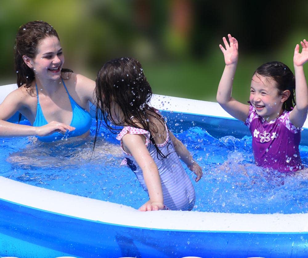 **Inflatable Kids Paddling Pool - 71 x 55 x 18 Inches, Summer Garden Play Pool for Children, Outdoor Water Fun, Home & Backyard Use**    *(Perfect for Toddlers, Backyard Splash Play, Summer Parties, and Outdoor Family Fun)*