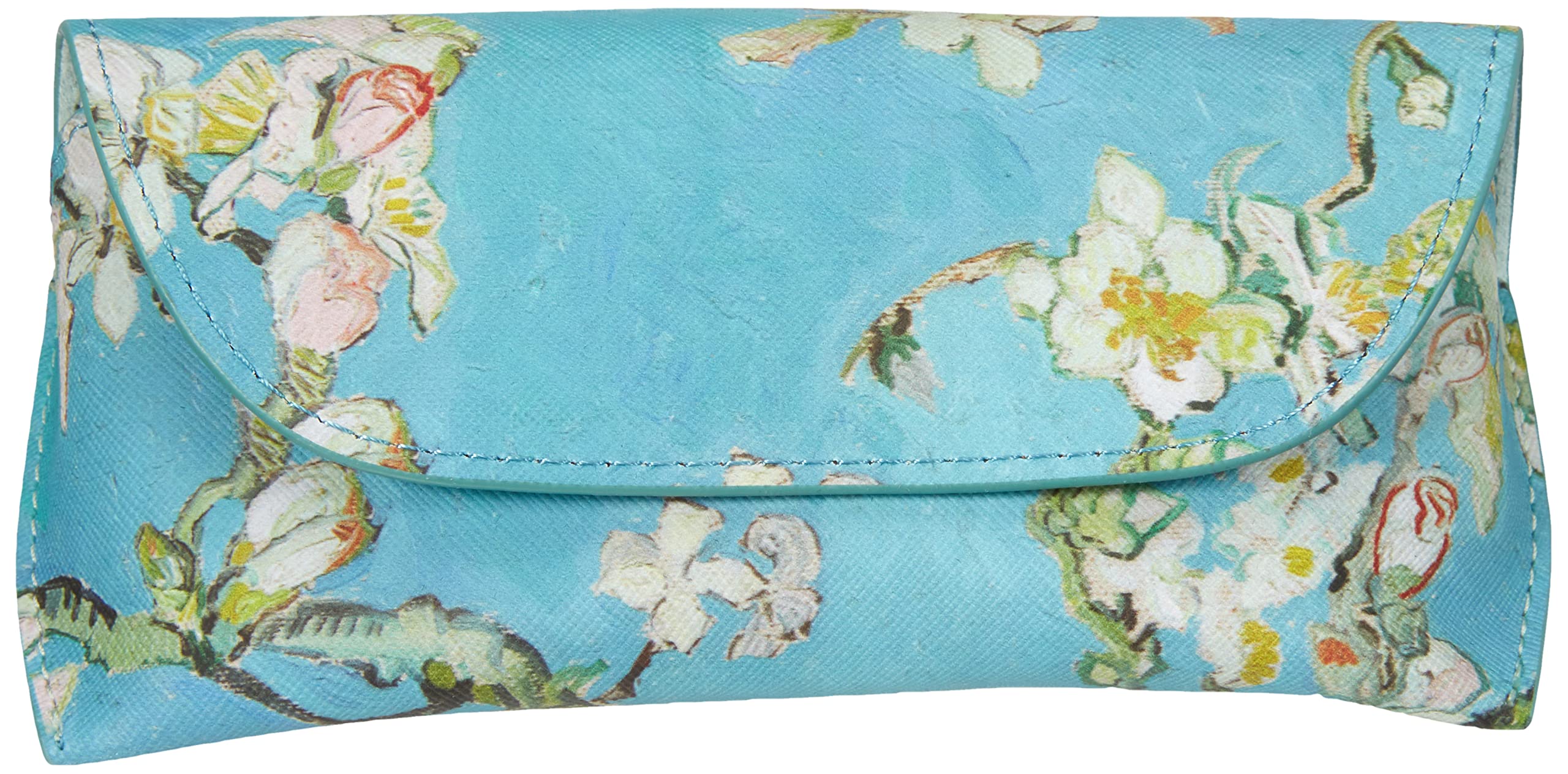 Van Gogh Museum Women's Pouch - Designer Van Gogh Accessories & Glasses Case - Perfect Gift for Men & Women - Green Small Size - Ideal for Travel, Makeup & Eyewear Storage