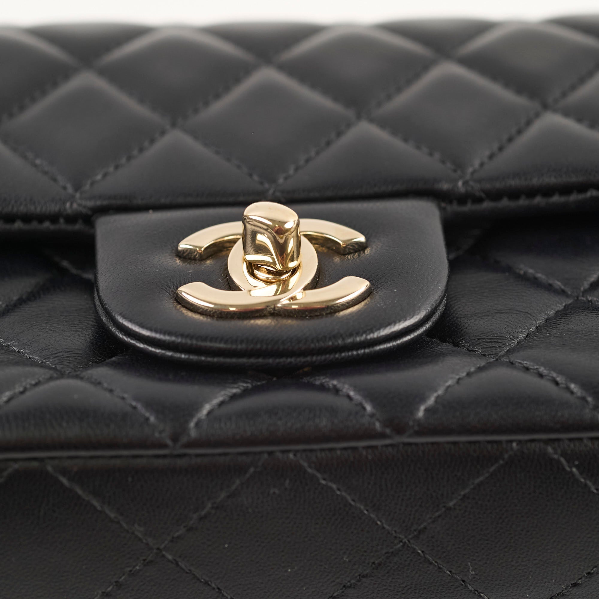 Chanel Mini Rectangular Bag Black Lambskin Leather with Microchip 2022 - Luxury Crossbody Purse for Women, Perfect for Date Night & Evening Events