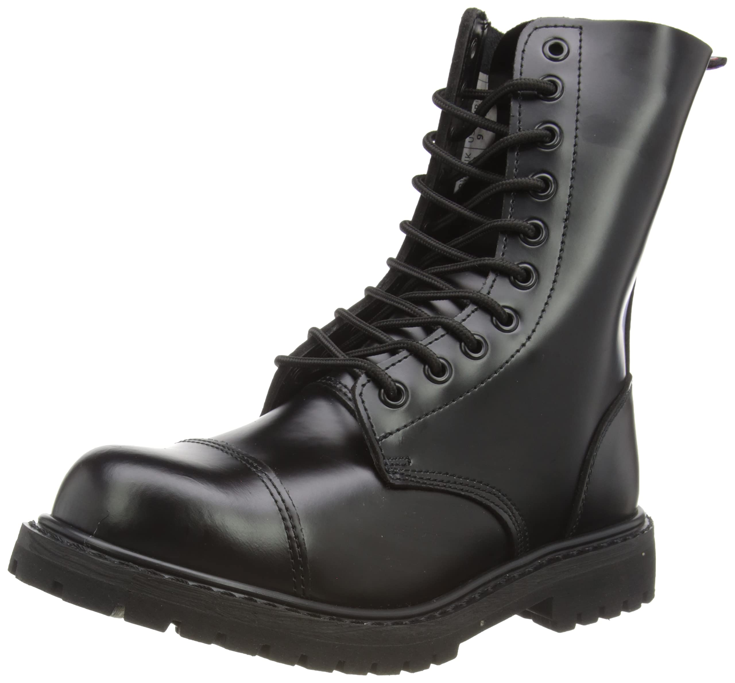 Mil-Tec Invader Tactical Boots for Men - Black Military Combat Boots | Durable & Waterproof Hiking Boots for Outdoor, Work, and Adventure