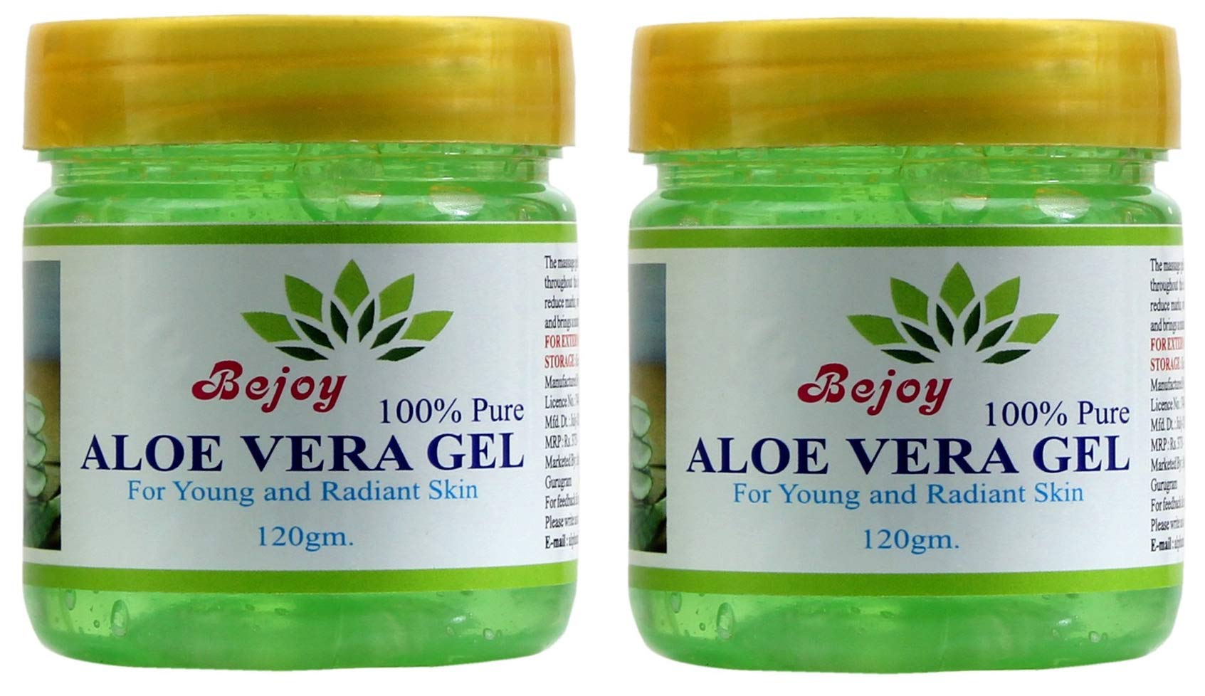 Bejoy Aloe Vera Gel 240g - 100% Pure Natural Moisturizing Gel for Face, Body & Hair - Soothes Sunburn, Hydrates Skin & Repairs Hair - Perfect for After Sun Care, Daily Skincare & Hair Treatment