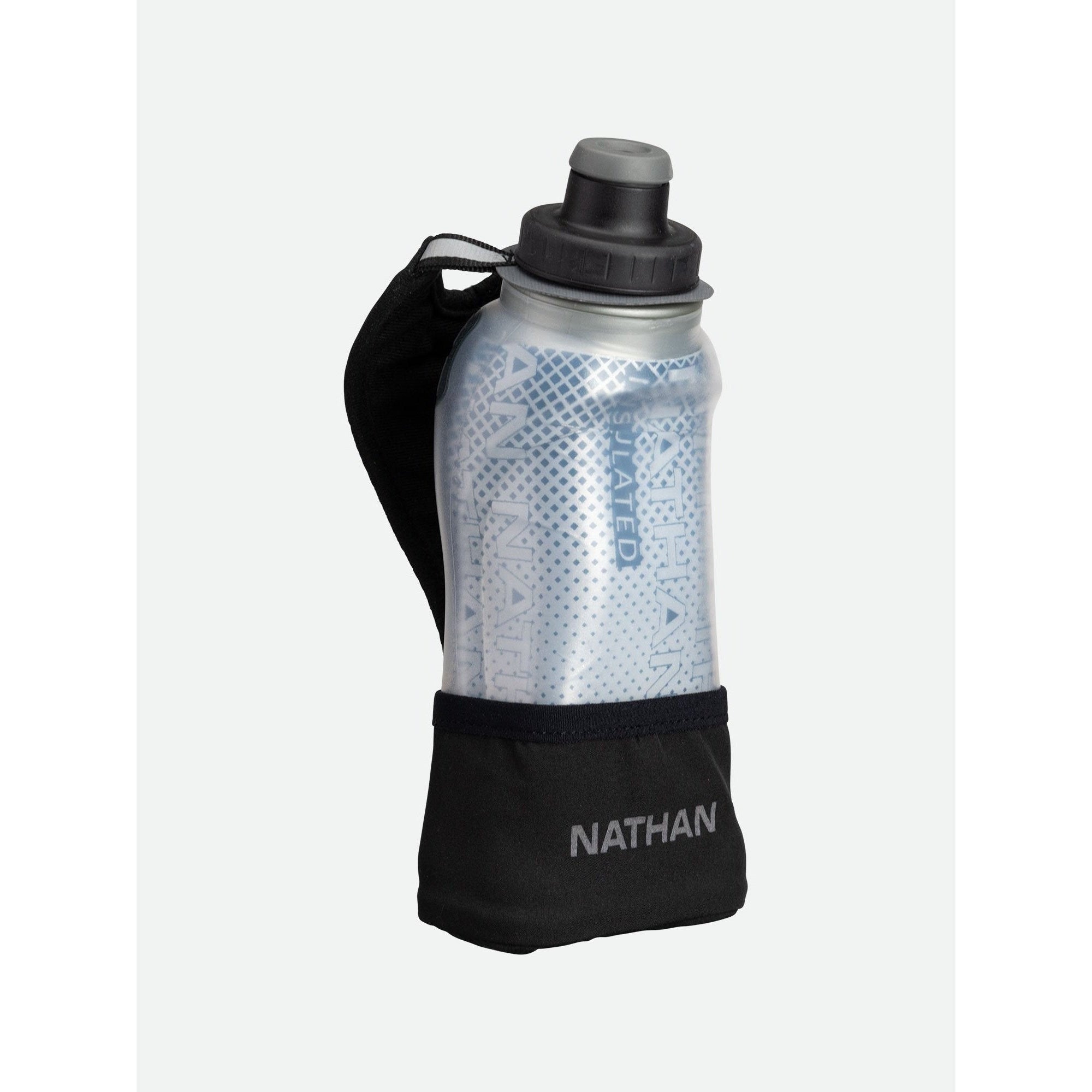 Nathan QuickSqueeze Lite 12oz Insulated Handheld Water Bottle - Leakproof & Lightweight for Running, Hiking & Outdoor Activities