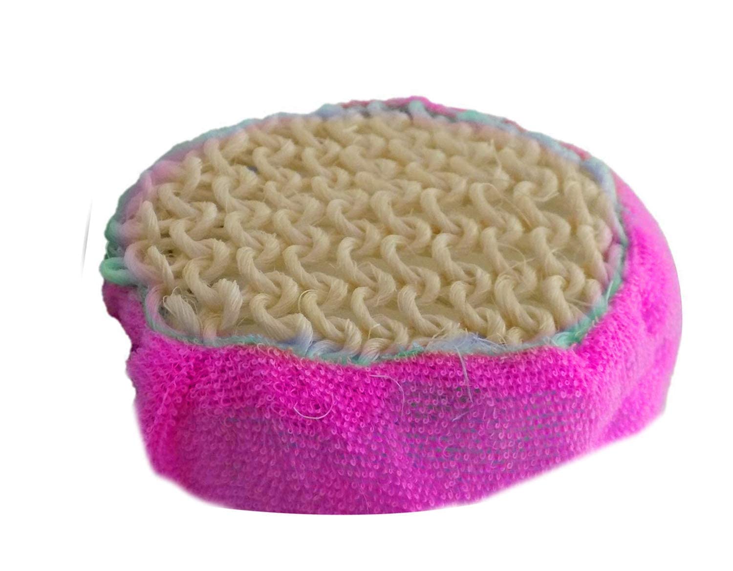 Premium Glan Como Body Scrubber Sponge - Soft Exfoliating Loofah for Back Cleaning & Shower Bathing | Gentle Skin Care for Men & Women | Perfect for Daily Shower, Spa & Exfoliation Routine