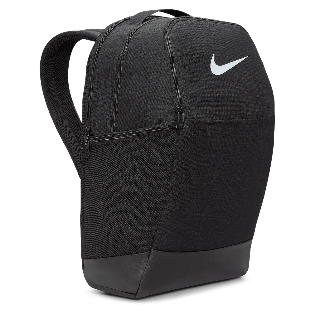 Brasilia 9.5 Medium 24L Black Training Backpack - Perfect for Gym, Hiking, Travel & School | Durable Sports Backpack for Men & Women