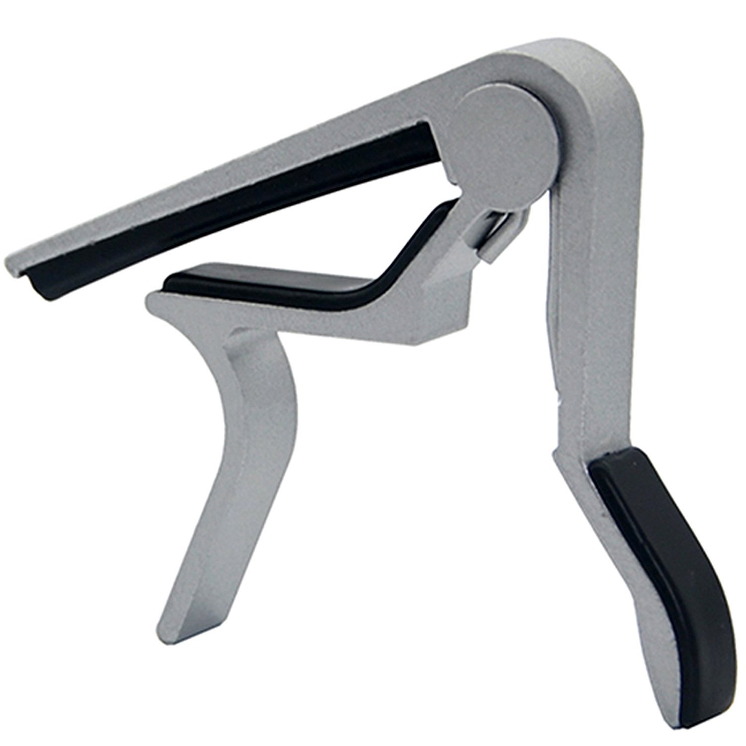 Premium Aluminum Guitar Capo for Acoustic & Electric Guitars - 6-String Clamp with Smooth Action (Silver) | Perfect for Live Performances, Studio Recording & Practice Sessions