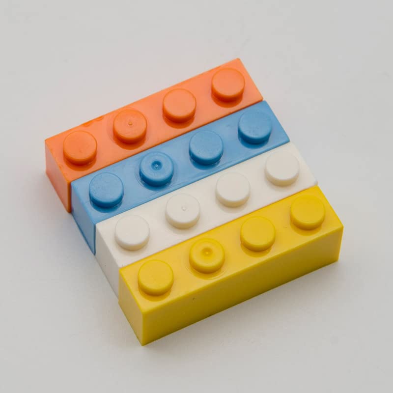 100-Piece White 1x4 Classic Building Bricks Flat Bulk Set - Compatible with Lego Parts & Pieces | Perfect for DIY Projects, Model Construction & Creative Play