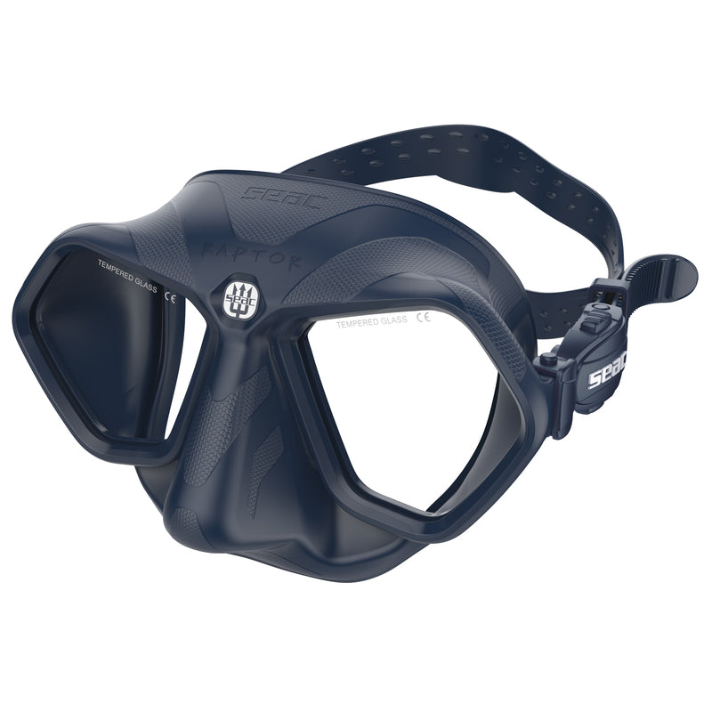 Seac Raptor Blue - Premium Quality Scuba Diving Mask for Professional & Recreational Divers | Perfect for Ocean Exploration, Snorkeling & Underwater Photography