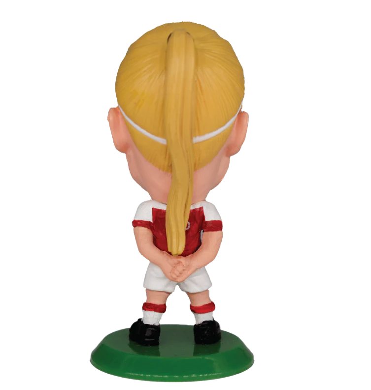 Official Arsenal SoccerStarz Beth Mead Action Figure - Collectible Football Player Statue for Fans & Gift - Perfect for Home Decor, Office Display, and Soccer Memorabilia Collections
