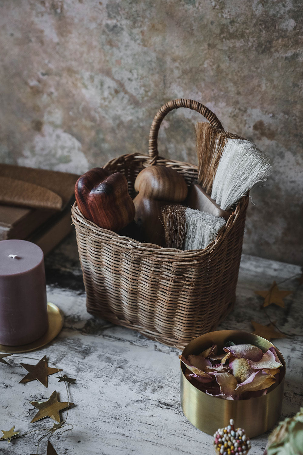 Roscoe Wall Basket - Decorative Woven Storage Basket for Home Organization | Perfect for Bathroom, Bedroom, or Kitchen Storage