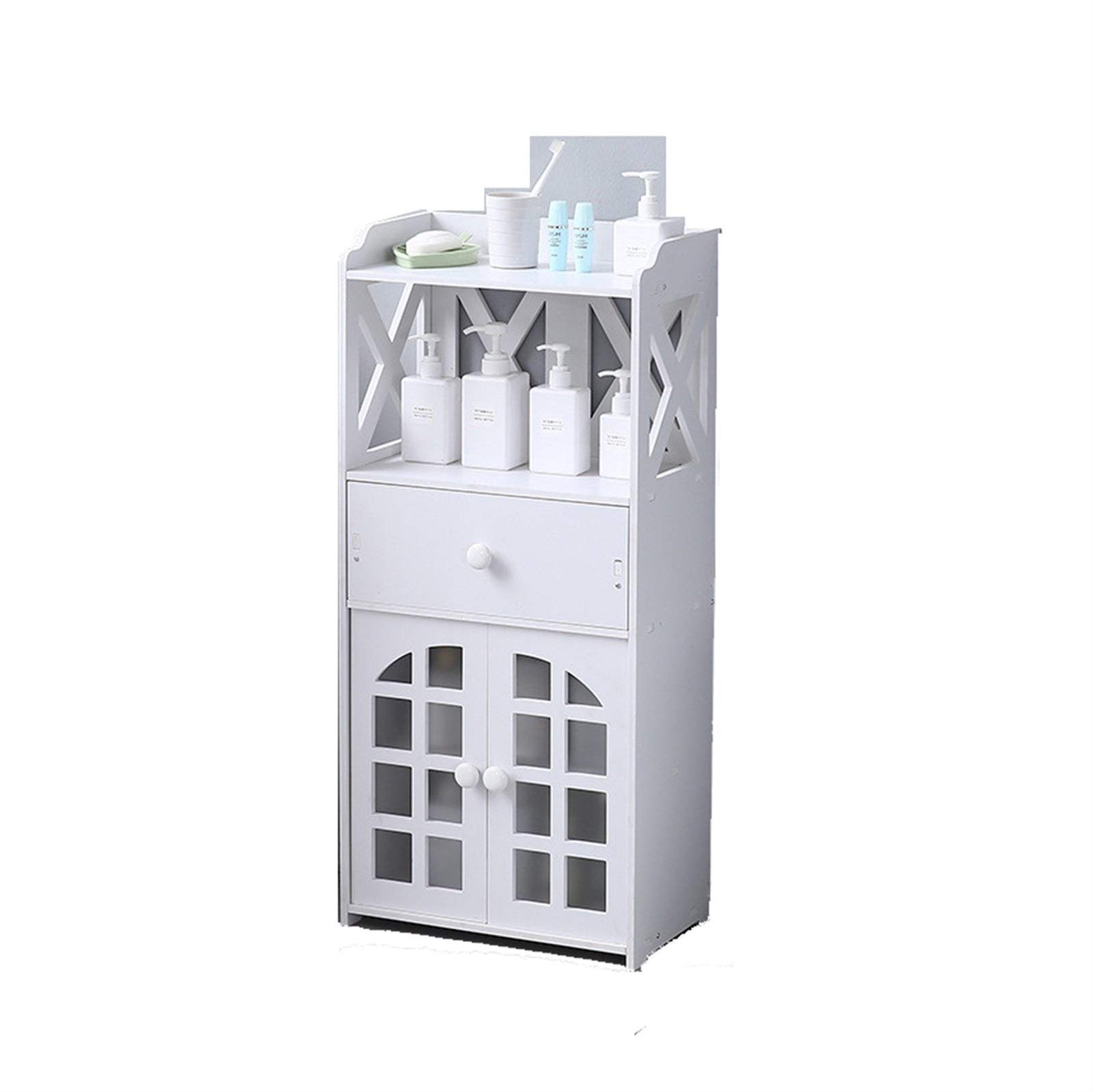 Floor Standing Bathroom Cabinet - Waterproof Storage Organizer for Washbasin, Shower & Plants | Corner Shelf Rack for Home, Bathroom & Living Room | Perfect for Small Spaces & Clutter-Free Organization