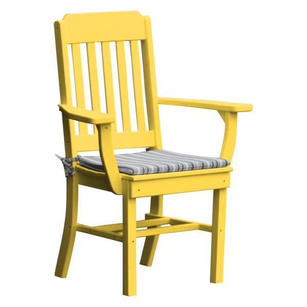 Stylish Traditional Dining Chairs with Arms - Solid Wood Upholstered Side Chairs for Formal Dining Room, Kitchen, and Home Decor