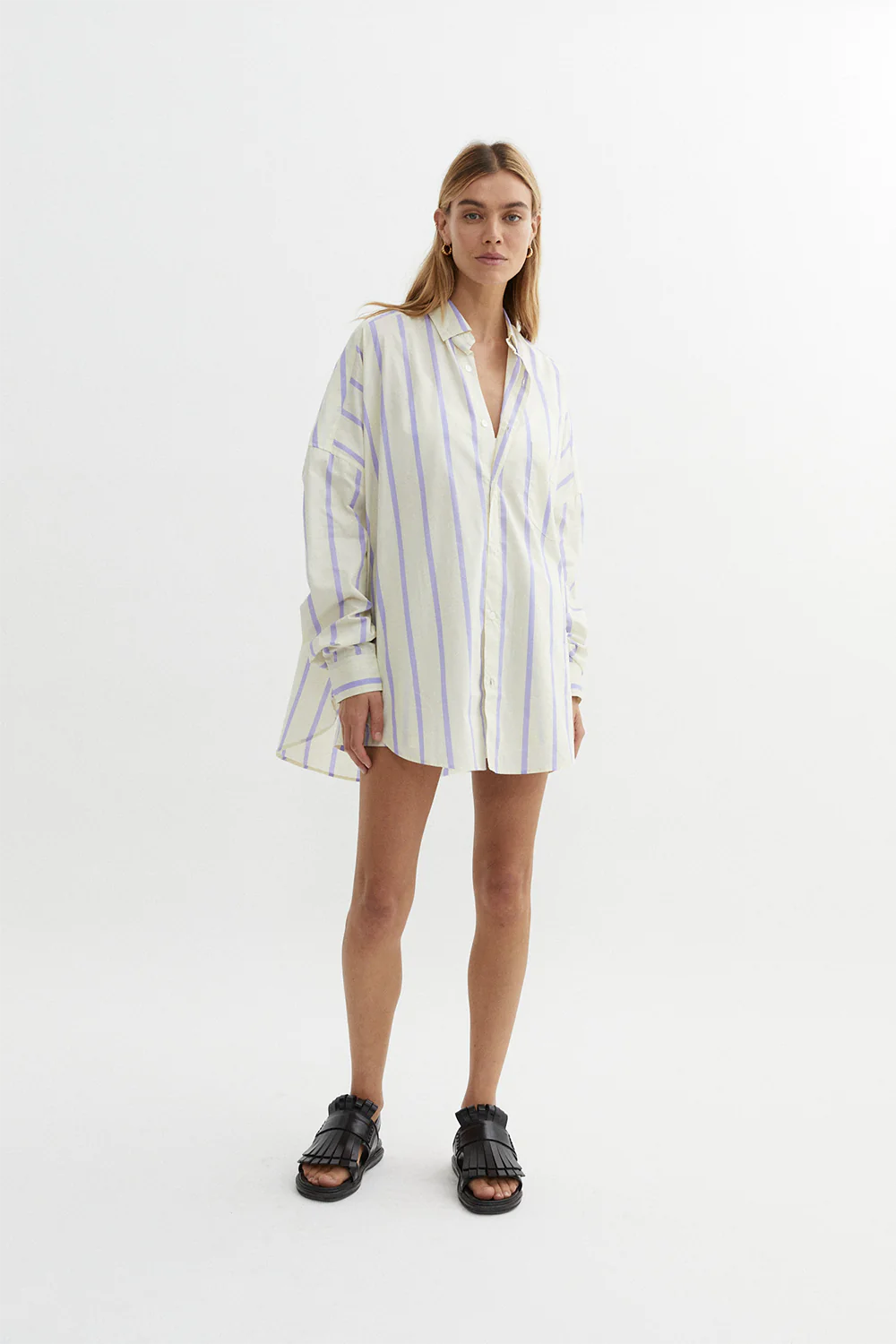 Amalie Women's Lilac Blouse - Elegant Casual Shirt for Work & Everyday Wear | Perfect for Office, Dates & Outings