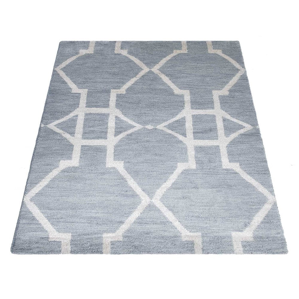 Hand Knotted Wool Rug - Traditional Interwoven Design for Living Room, Bedroom & Dining Area - Soft & Durable Floor Covering
