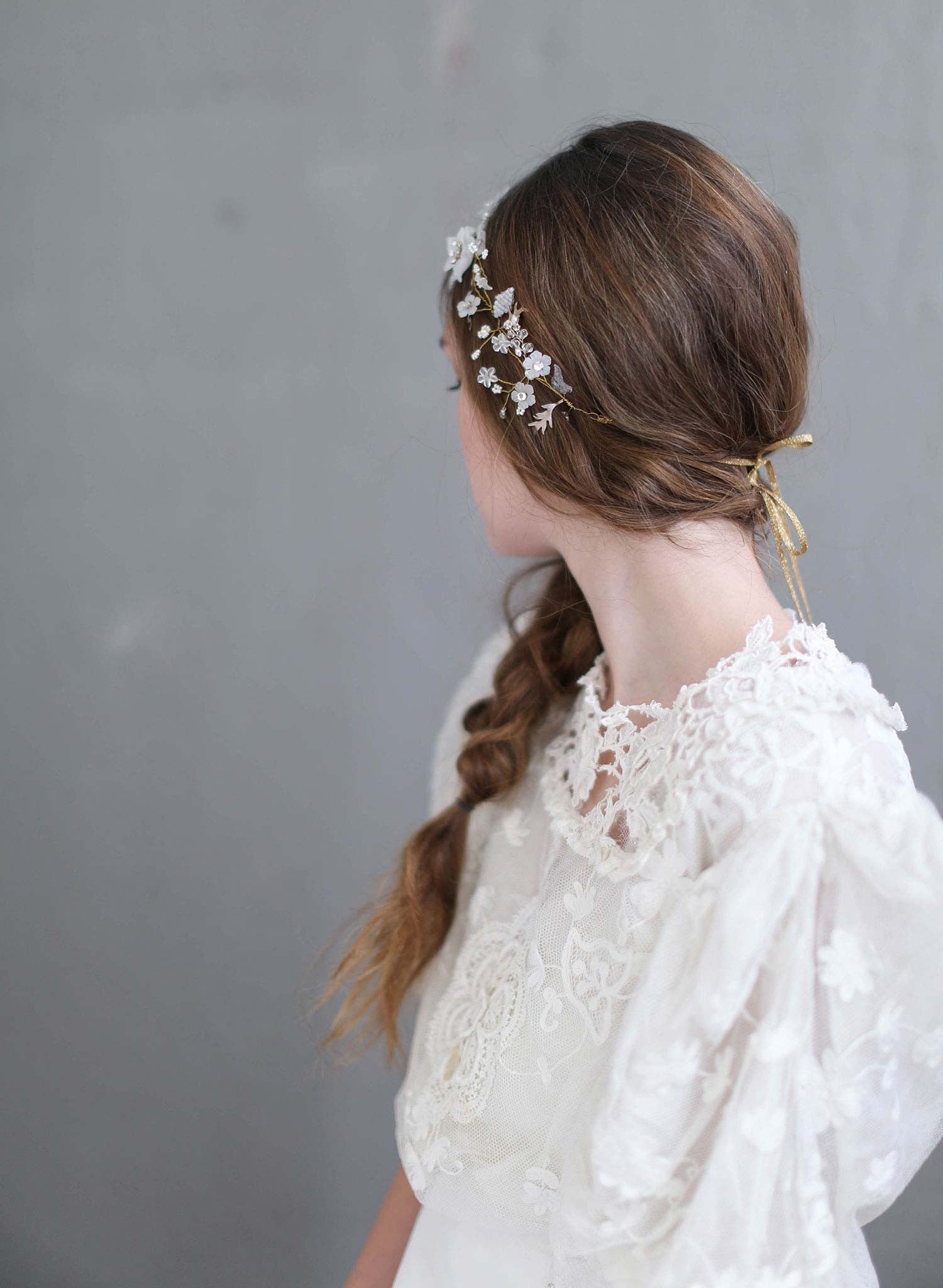 Floral Mist Hair Vine - Style #719 | Elegant Boho Hair Accessory for Weddings, Parties & Special Occasions