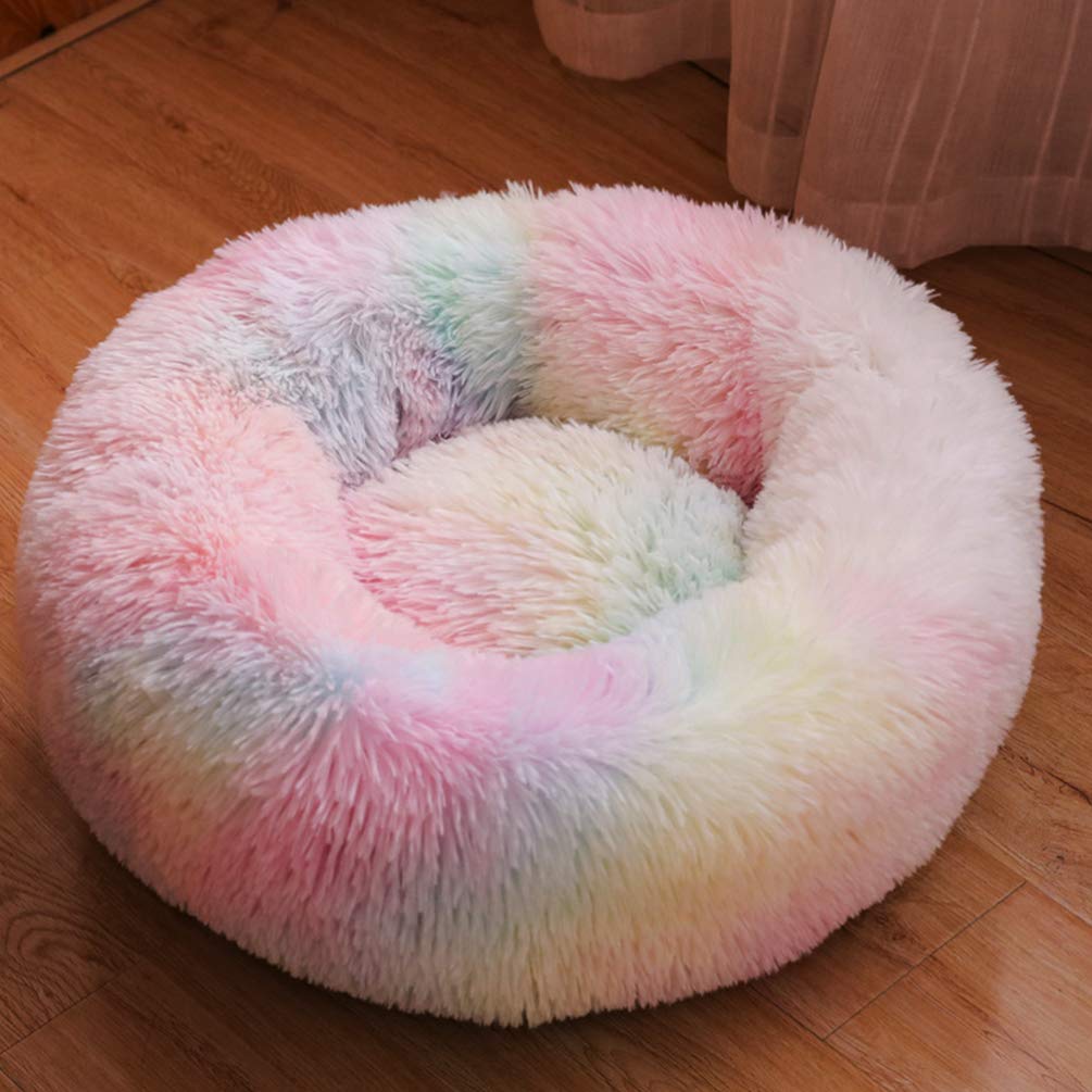 Balacoo Small & Medium Dog Bed - 1pc Faux Fur Pet Bed for Dogs, Calming Couch Cushion with Hairy Design - Perfect for Living Room, Bedroom & Pet Travel