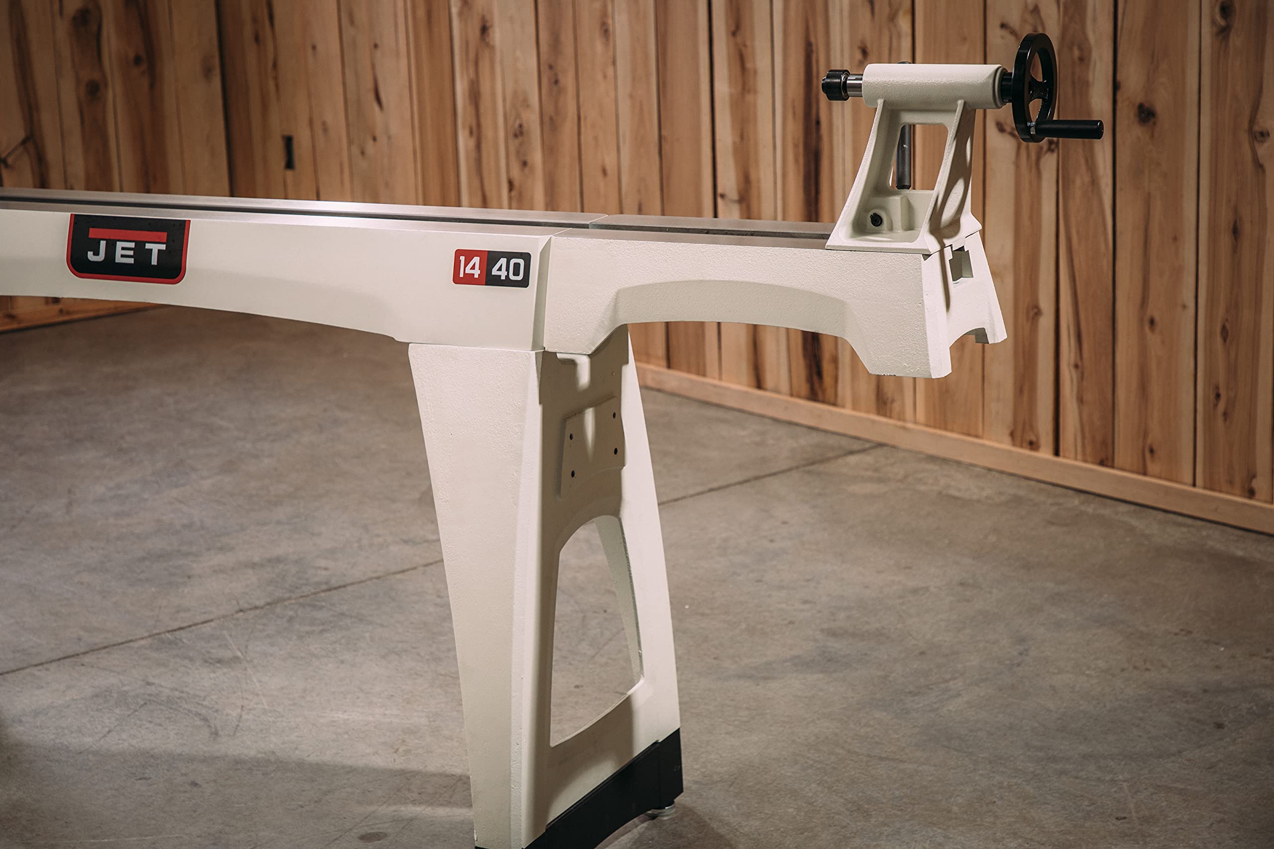 JET 20-Inch Lathe Bed Extension (719401) - Heavy Duty Metal Lathe Accessory for Woodworking & Metalworking Projects | Workshop & DIY Use