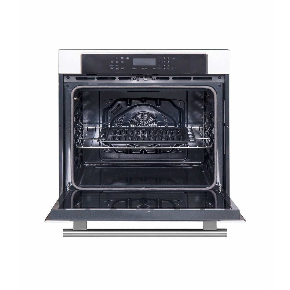 Forno 30-Inch Stainless Steel Electric Single Wall Oven with Self-Cleaning Function - Perfect for Modern Kitchens, Baking, and Family Cooking (Model FBOEL1358 30)