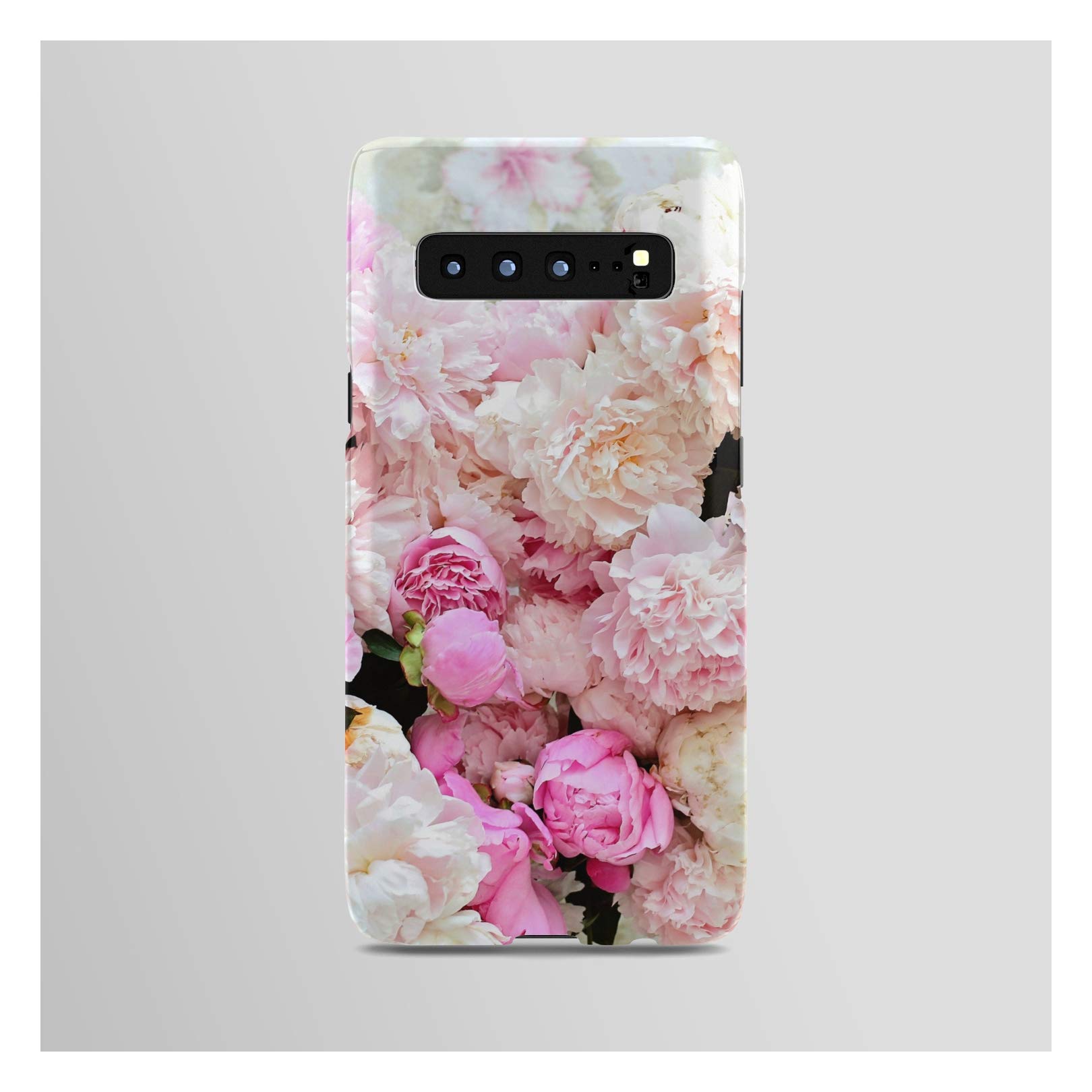 Summer Peonies Floral Phone Case - Compatible with Samsung Galaxy S10 - Durable Protective Cover with Sylvia Cook Photography Art - Perfect for Daily Use, Travel & Gift Giving