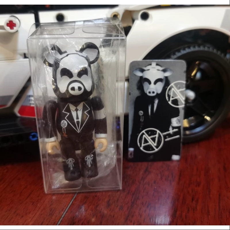 Bearbrick Series 24 SUPER Secret AA Equal Works 100% Collectible Art Toy - Limited Edition Japanese Vinyl Figure for Display, Gift & Anime Fans Collection (Home Decor, Office Display, Pop Culture Enthusiasts)
