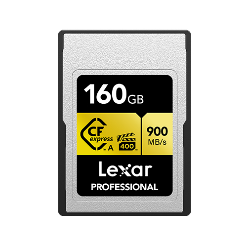 Lexar Professional 128GB CFexpress Type A Gold Series Memory Card - High-Speed Performance for 4K Video & Photography - Perfect for Sony Cameras & Professional Filmmaking