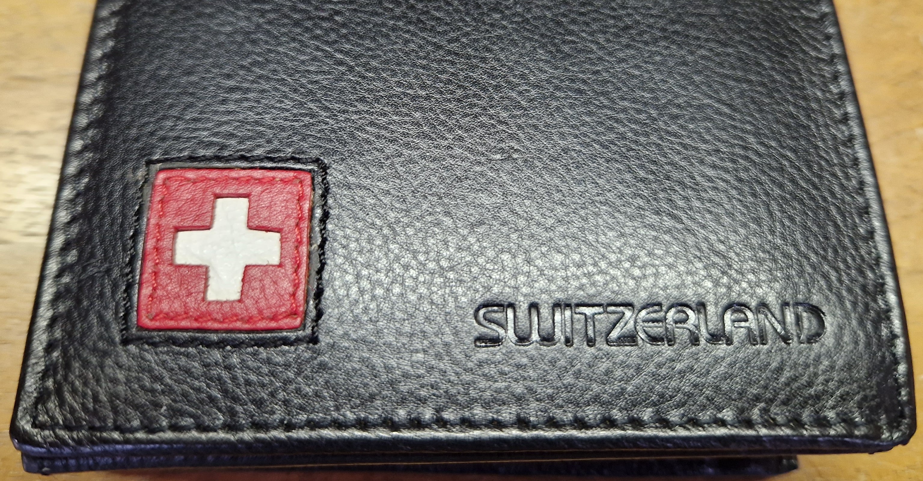 Premium Swiss Leather Wallet for Men - Slim RFID Blocking Bifold Wallet with Money Clip (Black) | Ideal for Everyday Carry, Travel & Business Use
