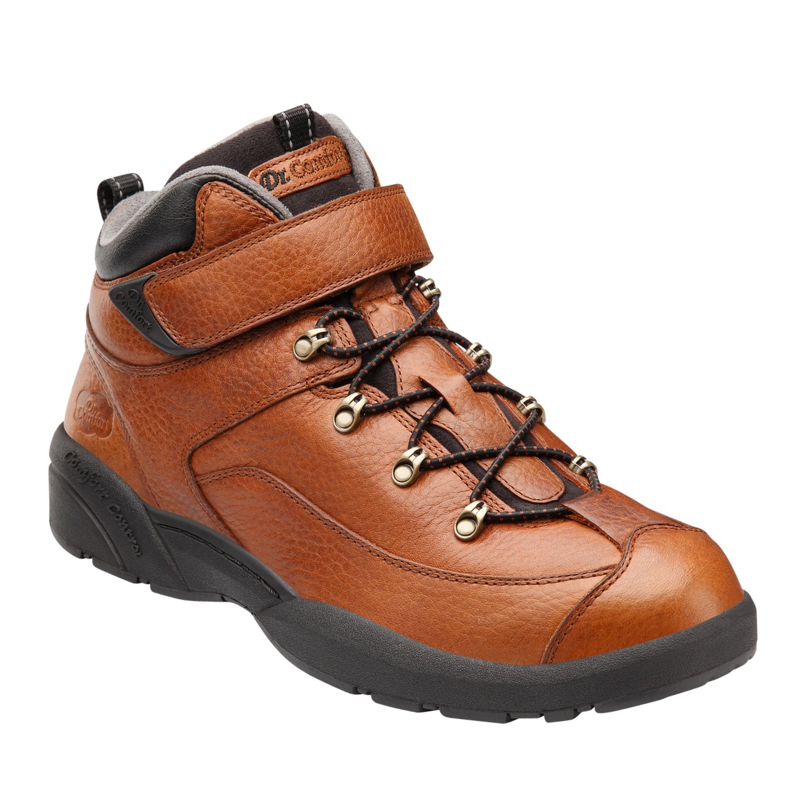 Dr. Comfort Ranger Men's Work Boots - Non-Slip Safety Shoes, Waterproof Steel Toe, Chestnut Brown - Ideal for Construction, Warehouse & Outdoor Work