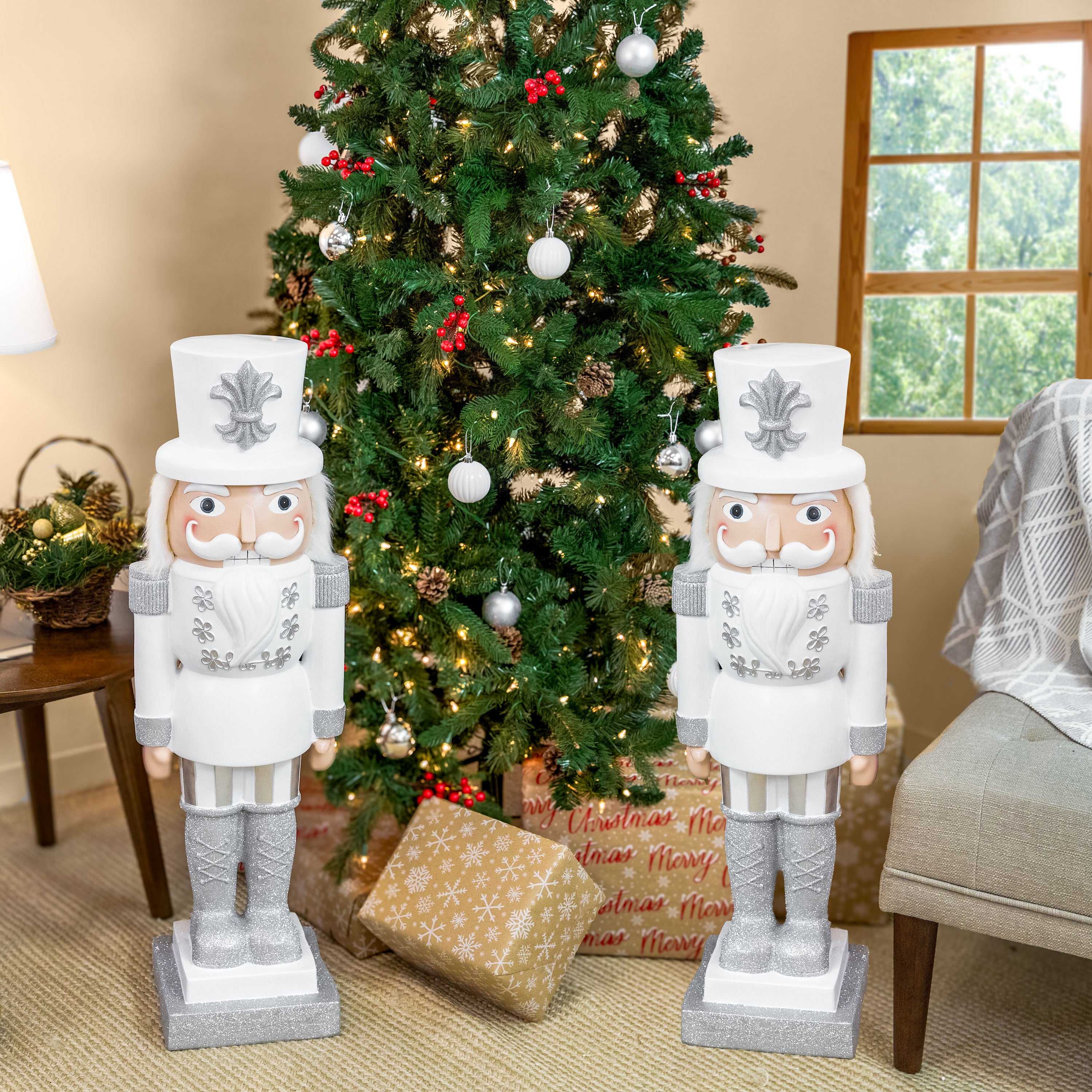 Sterling Silver Christmas Nutcracker Statue - 37