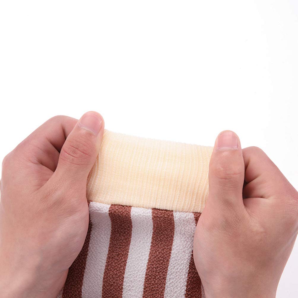 3-Pack Exfoliating Bath Mitts & Gloves - Body Scrubber for Dead Skin Removal, Spa & Skin Care - Soft Turkish Towel Material - Perfect for Shower, Bath & Home Spa Relaxation