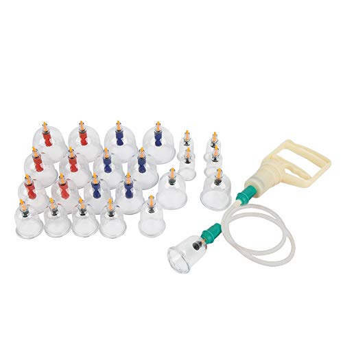 Professional Vacuum Cupping Therapy Set - 12pcs U-Shaped Silicone Cups for Back, Neck, Leg & Body Pain Relief - Easy to Use Home Massage Kit for Muscle Relaxation & Blood Circulation - Perfect for Spa, Yoga & Post-Workout Recovery