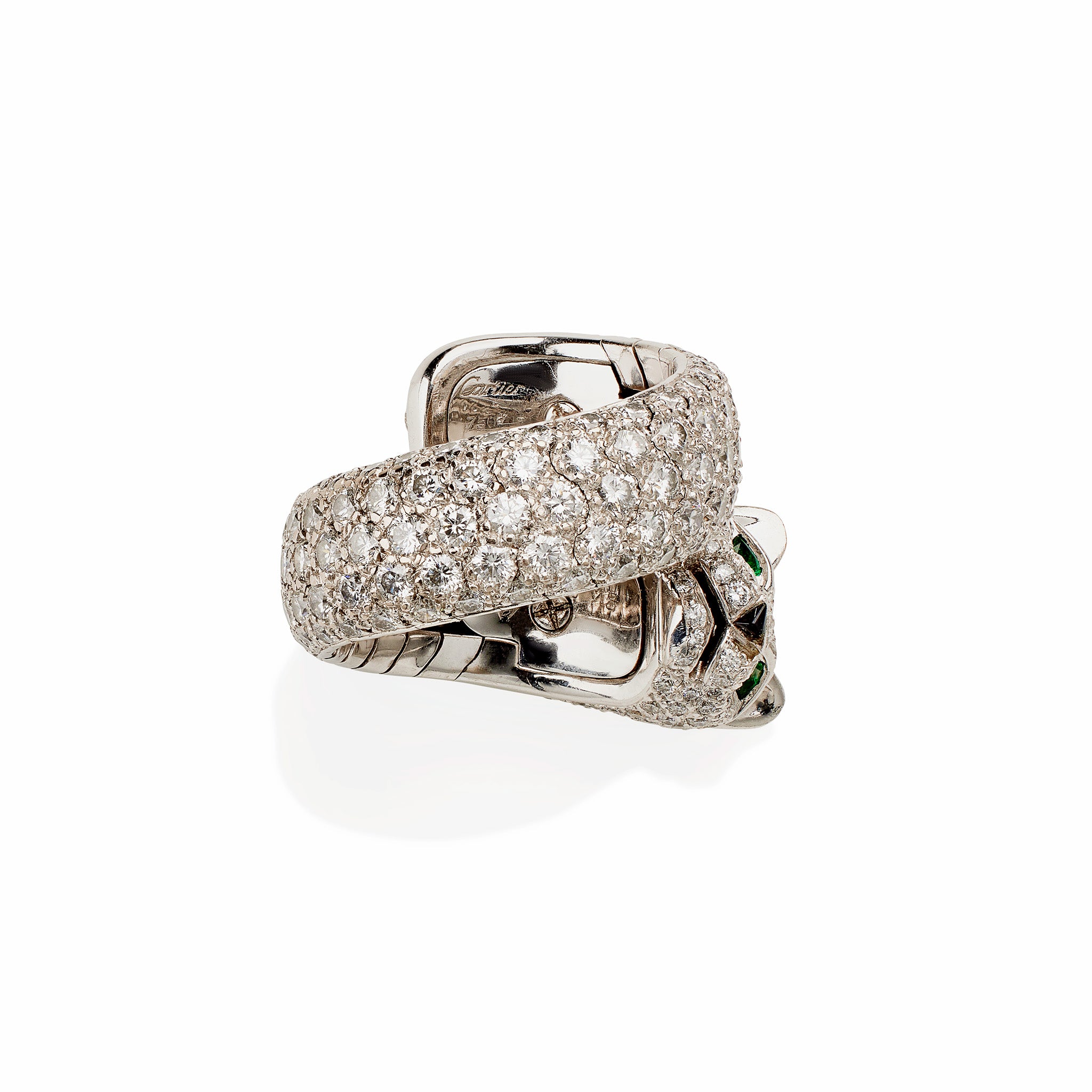 Cartier Paris Diamond Panthère Ring - 18K Gold Luxury Jewelry for Women | Elegant Statement Piece for Weddings, Anniversaries & Special Occasions