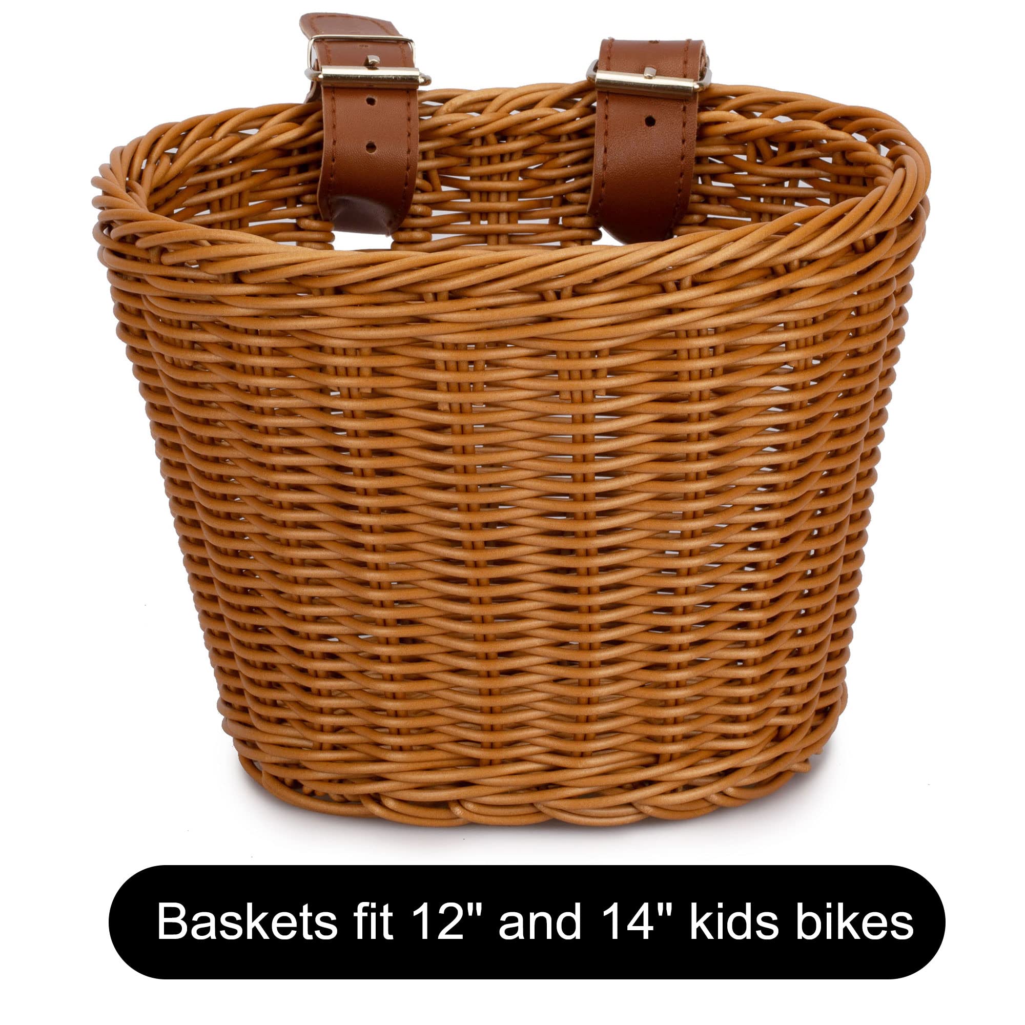 **Kids Bike Basket for Boys & Girls - Front Toddler Tricycle Basket, Strider Bike & Scooter Accessories - Perfect for Arts & Crafts, Bike Decorations & Outdoor Play**