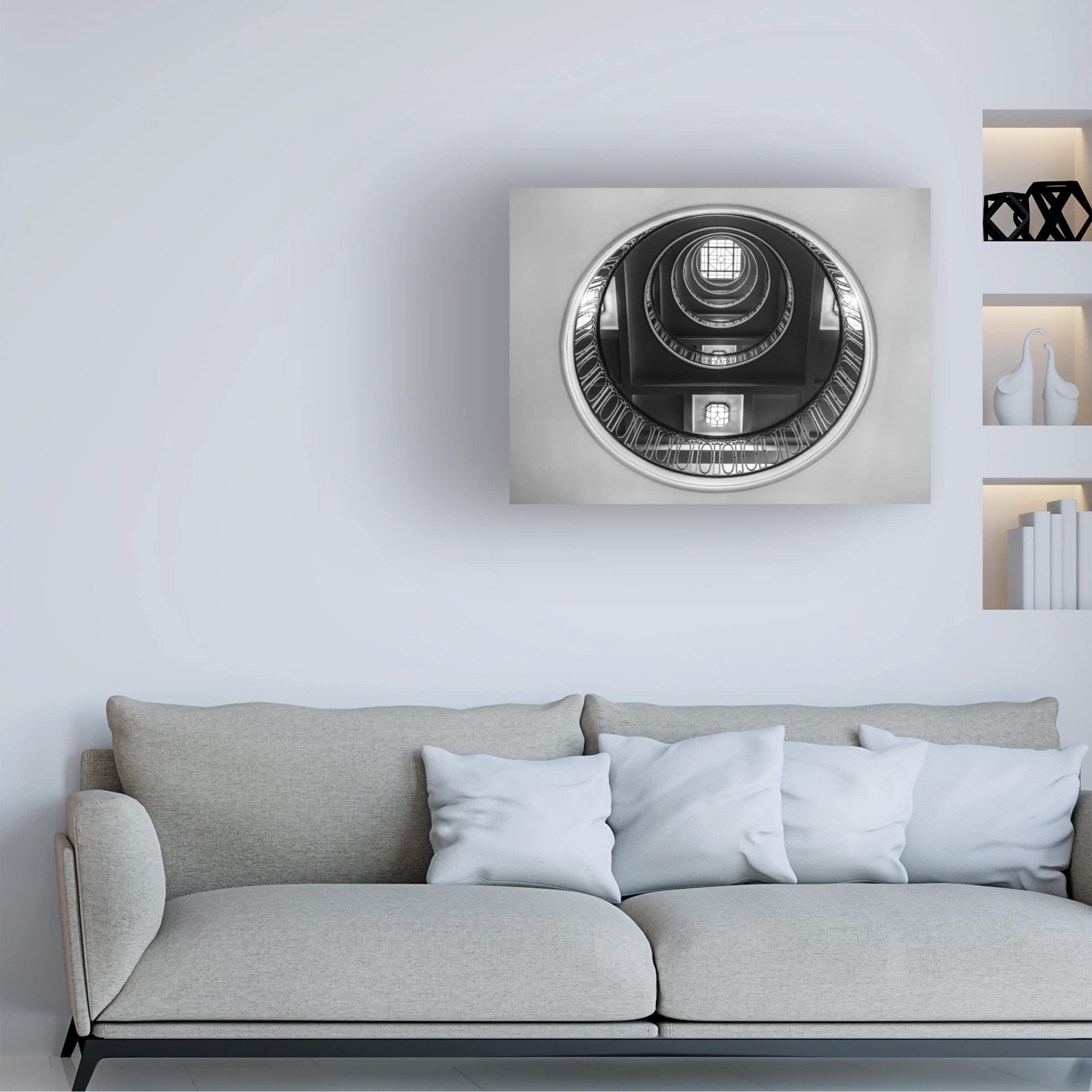 Marc Pelissier 'Hypnose' Canvas Wall Art Print - Modern Abstract Painting for Living Room, Bedroom & Office Decor | Trademark Fine Art Collection