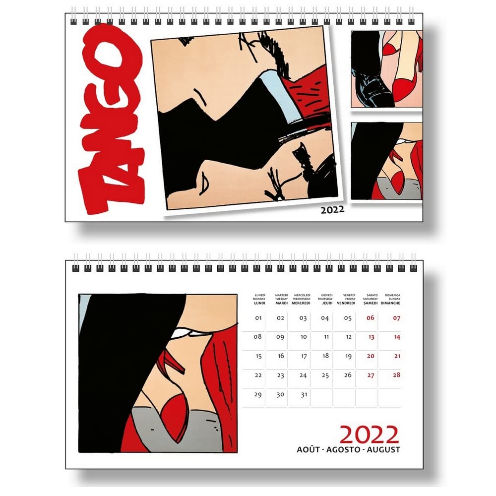 2022 Corto Maltese Desktop Calendar - 8.3