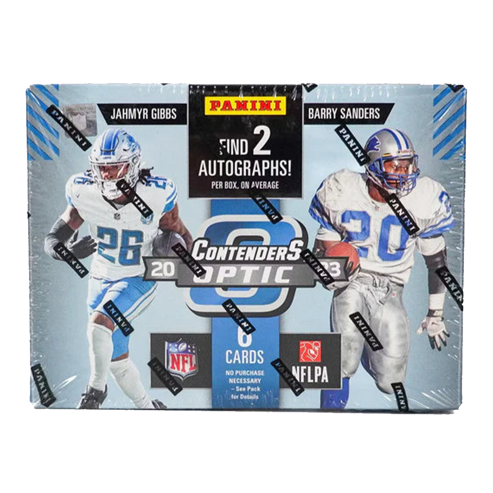 2023 Panini Contenders Optic Football Hobby Box - Premium Trading Cards Collection for NFL Fans & Collectors - Perfect for Sports Memorabilia Enthusiasts and Investment Collecting