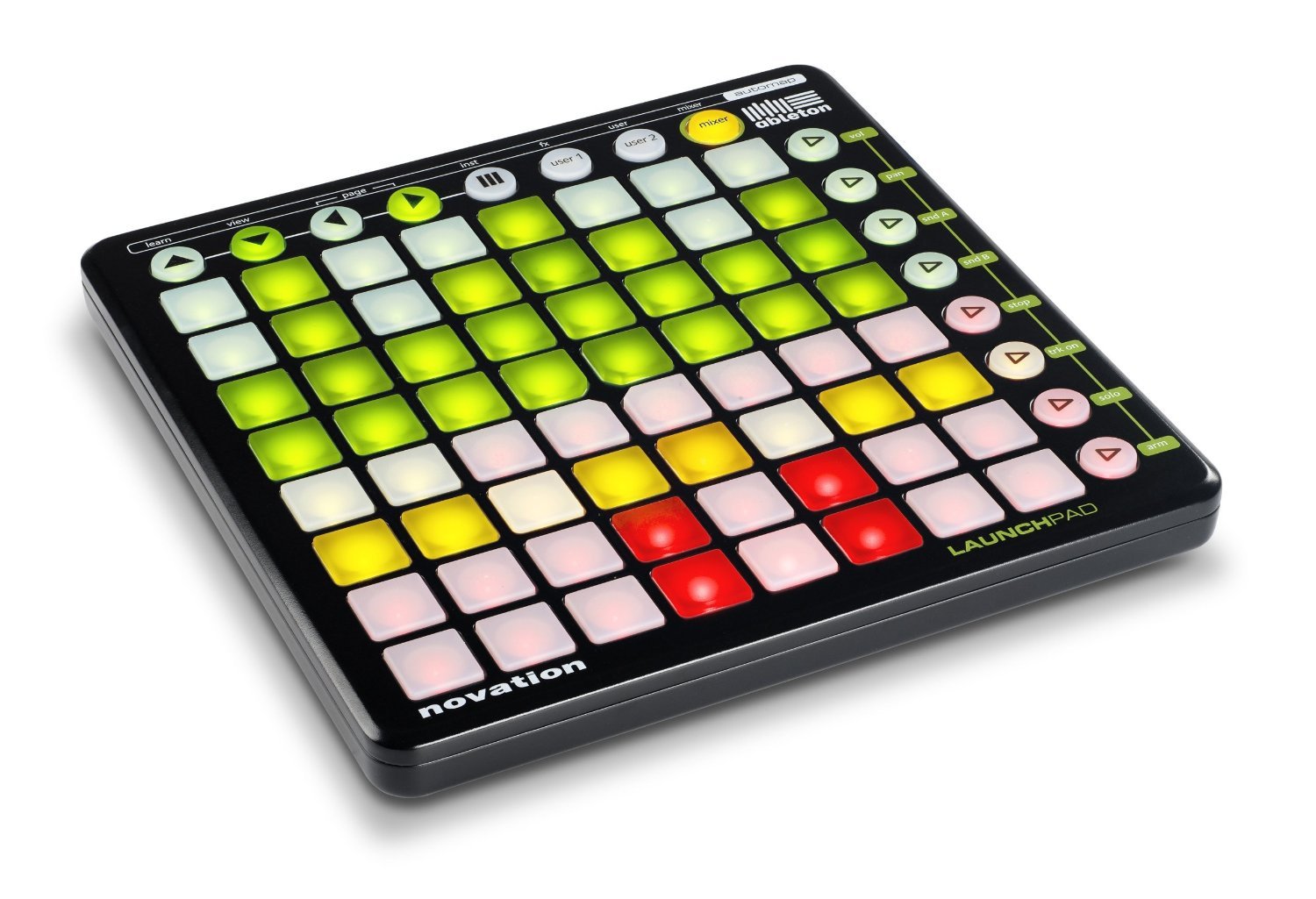 Novation Launchpad X MIDI Grid Controller for Music Production & Samson SR350 Studio Headphones - Perfect for DJing, Live Performances & Home Recording
