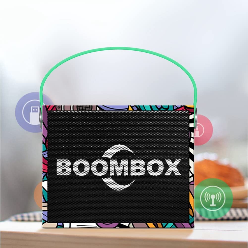 Yoligan Bluetooth Speakers - Stereo Wireless Outdoor Portable Speaker with Enhanced Bass, Waterproof Design, Perfect for Camping, Travel, Hiking, and Beach Parties (Green)