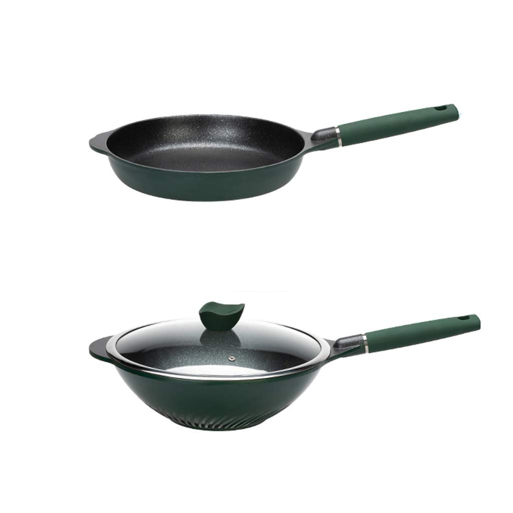 Premium Aluminum Alloy Non-Stick Pot Set - 10-Piece Multi-Functional Cookware for Home Kitchen | Induction Compatible, Even Heat Distribution | Perfect for Boiling, Frying, Steaming & Everyday Cooking