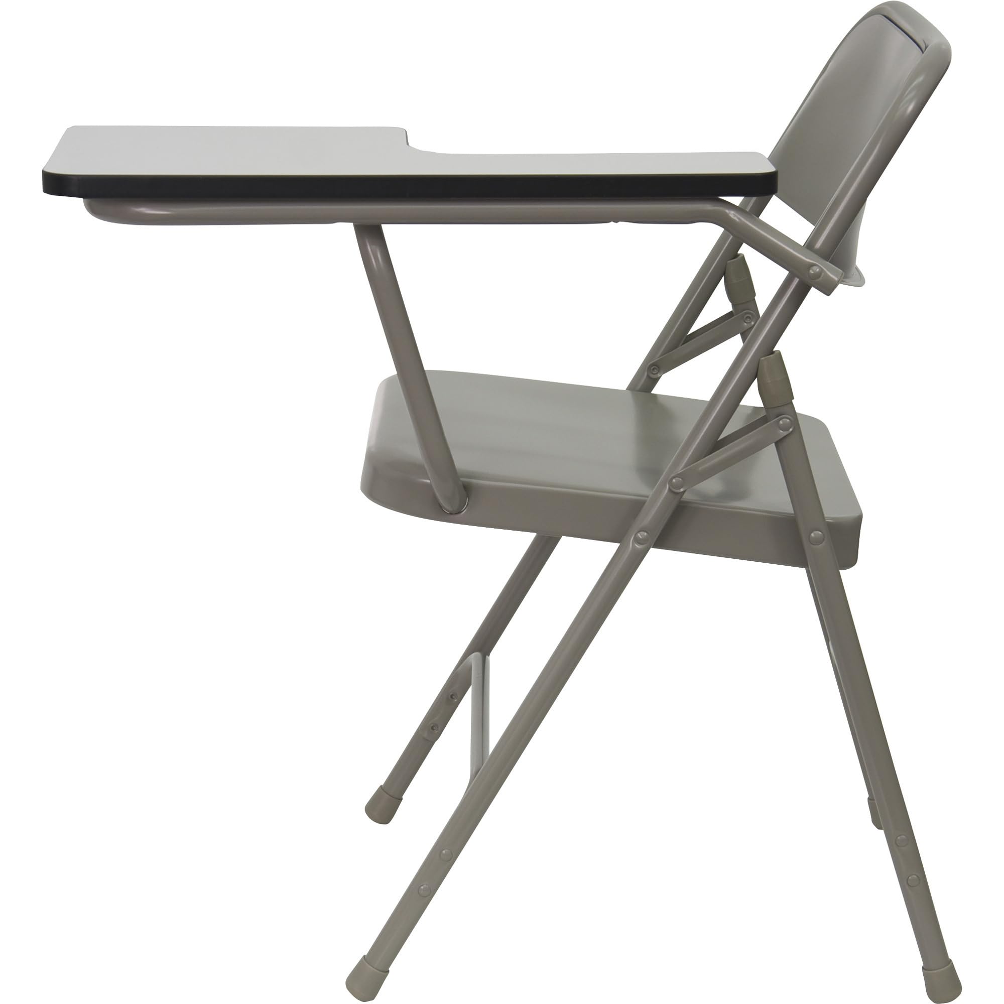 Flash Furniture Ralph Premium Steel Folding Chair with Left-Handed Tablet Arm - Perfect for Classrooms, Meetings & Events - Durable & Comfortable Seating Solution