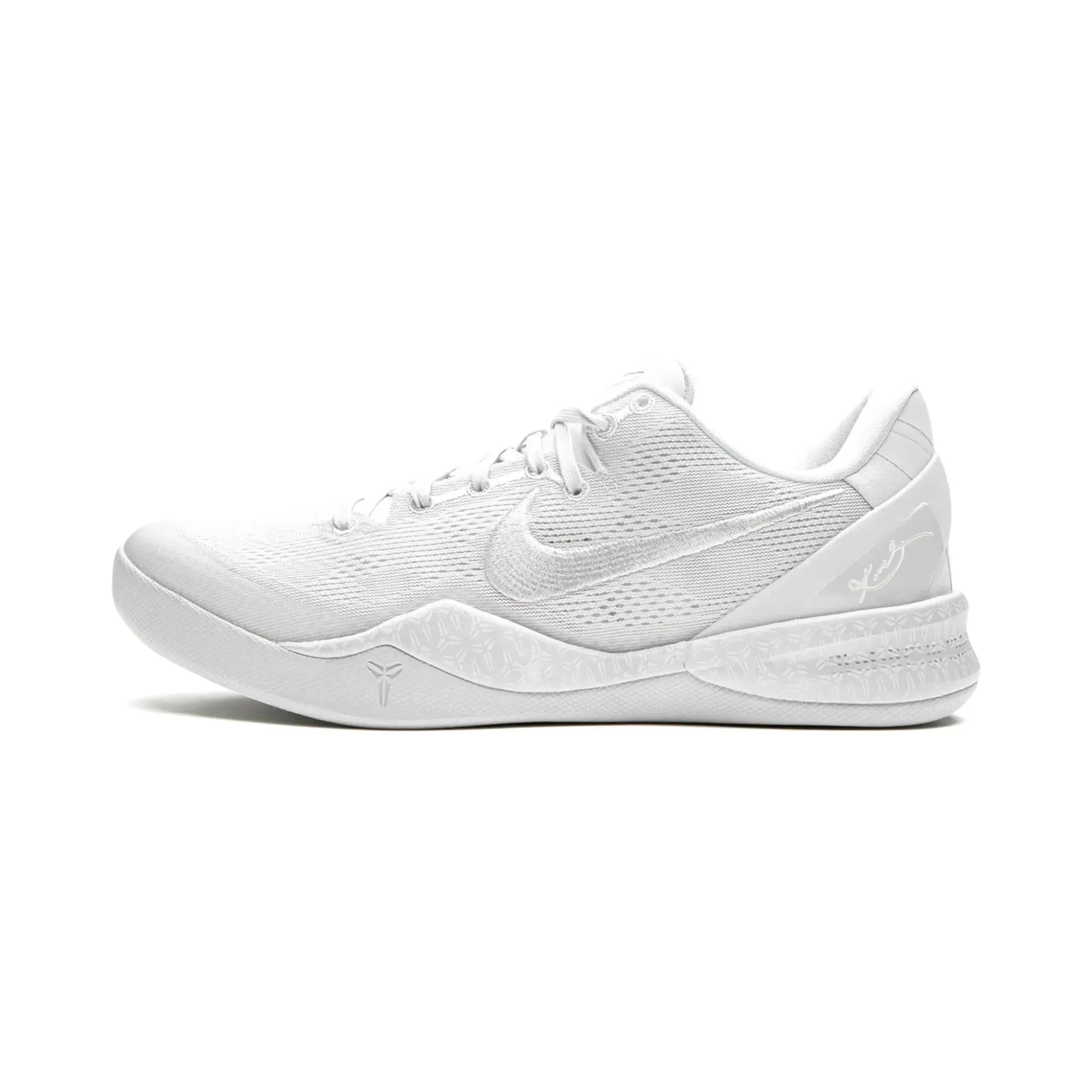 Nike Kobe 8 Protro Halo White Basketball Shoes - Lightweight Performance Sneakers for Men | Perfect for Indoor Courts, Training & Streetwear Fashion