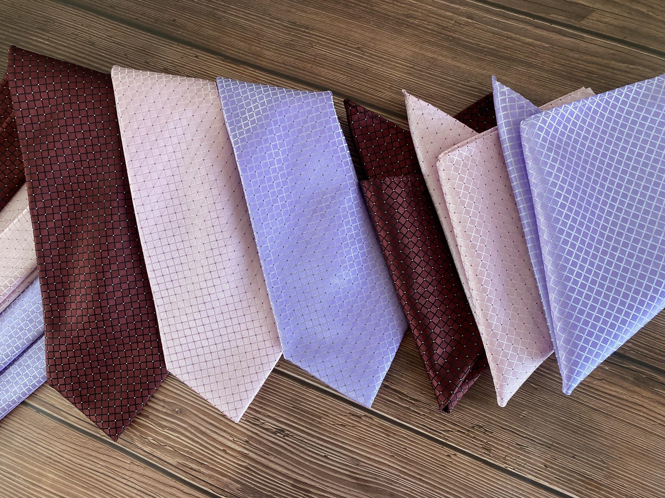 Premium Solid Color Pocket Square Wedding Handkerchief - Silk-Like Fabric with Gift Box - Perfect for Weddings, Prom, Formal Events & Business Attire