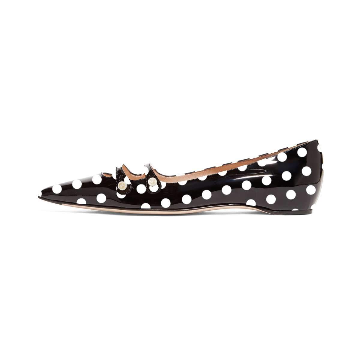 YDN Women's Pointed Toe Flats - Comfortable Low Heel Slip On Pumps with Hidden Straps | Perfect for Office, Wedding & Casual Wear