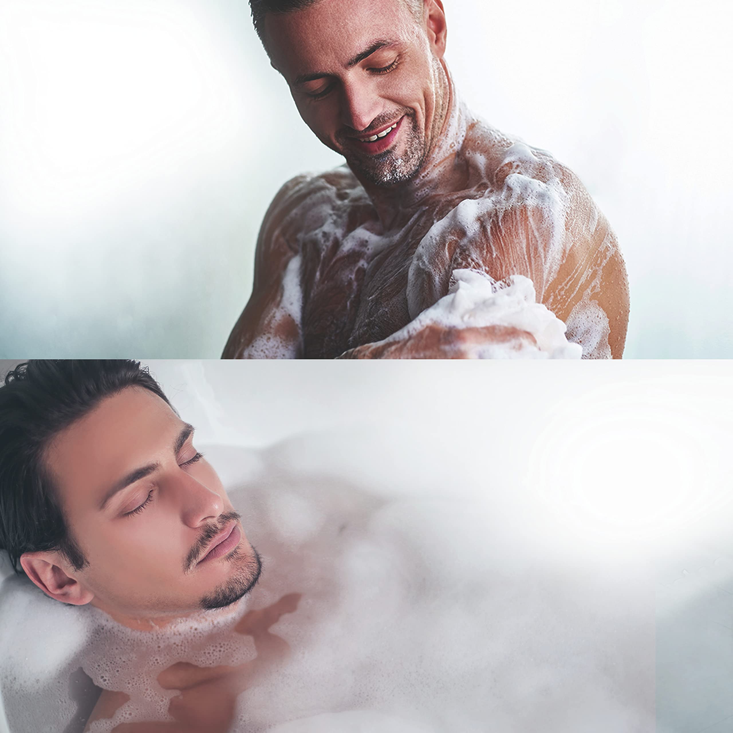 Degree Men Post-Workout Recovery Body Wash & Soak with Lemongrass, Eucalyptus, Epsom Salt & Electrolytes - 22 Fl Oz (Pack of 4) - Ideal for Gym, Sports & Muscle Relaxation Bath Routine