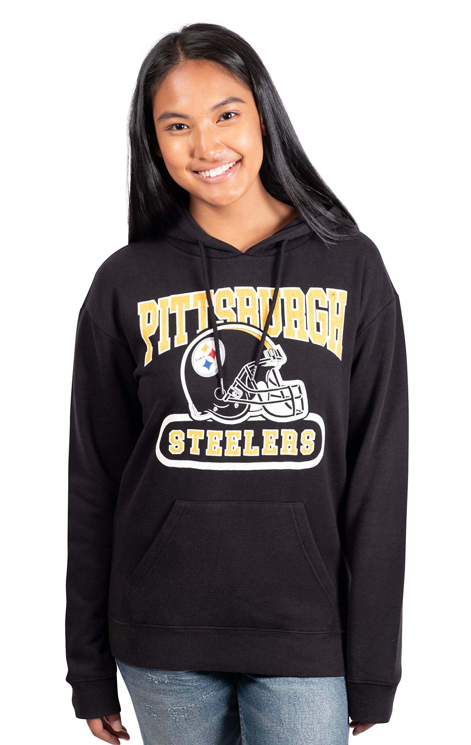 NFL Women's Soft Fleece Hoodie Sweatshirt - Cozy Pullover for Football Fans, Game Day Outfit, Casual Winter Wear & Lounge Comfort