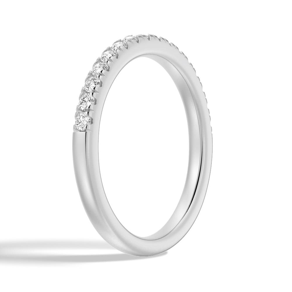 Pear Shaped Pavé Band Hidden Halo Moissanite Engagement & Wedding Ring Set for Couples - Matching His & Hers Bands for Proposals, Anniversaries, and Romantic Occasions