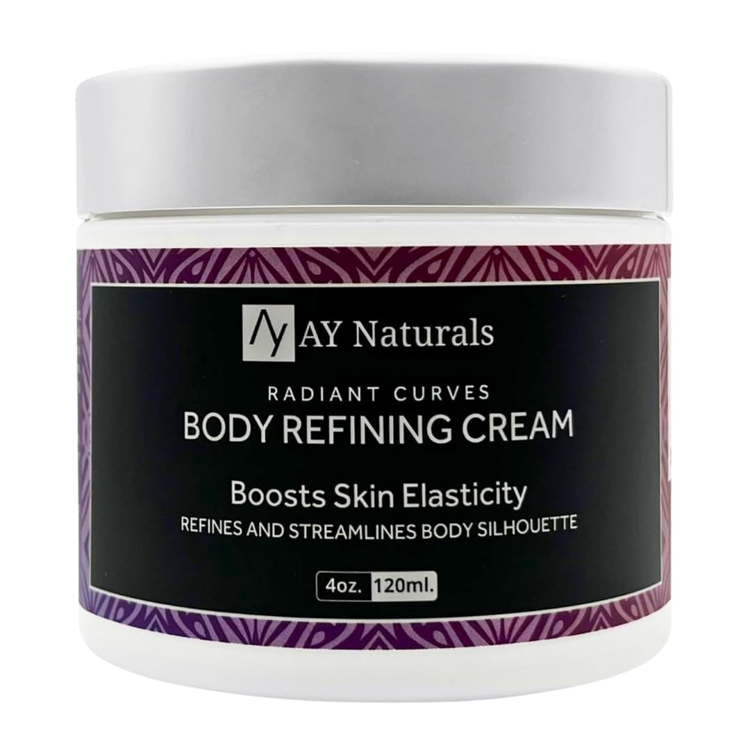 Radiant Curves Firming Cream for Loose Skin - Body Tightening Cream for Stomach, Arms & Thighs | Skin Firming Moisturizer with Natural Ingredients | 4 oz | Post-Pregnancy, Weight Loss & Anti-Aging Solution