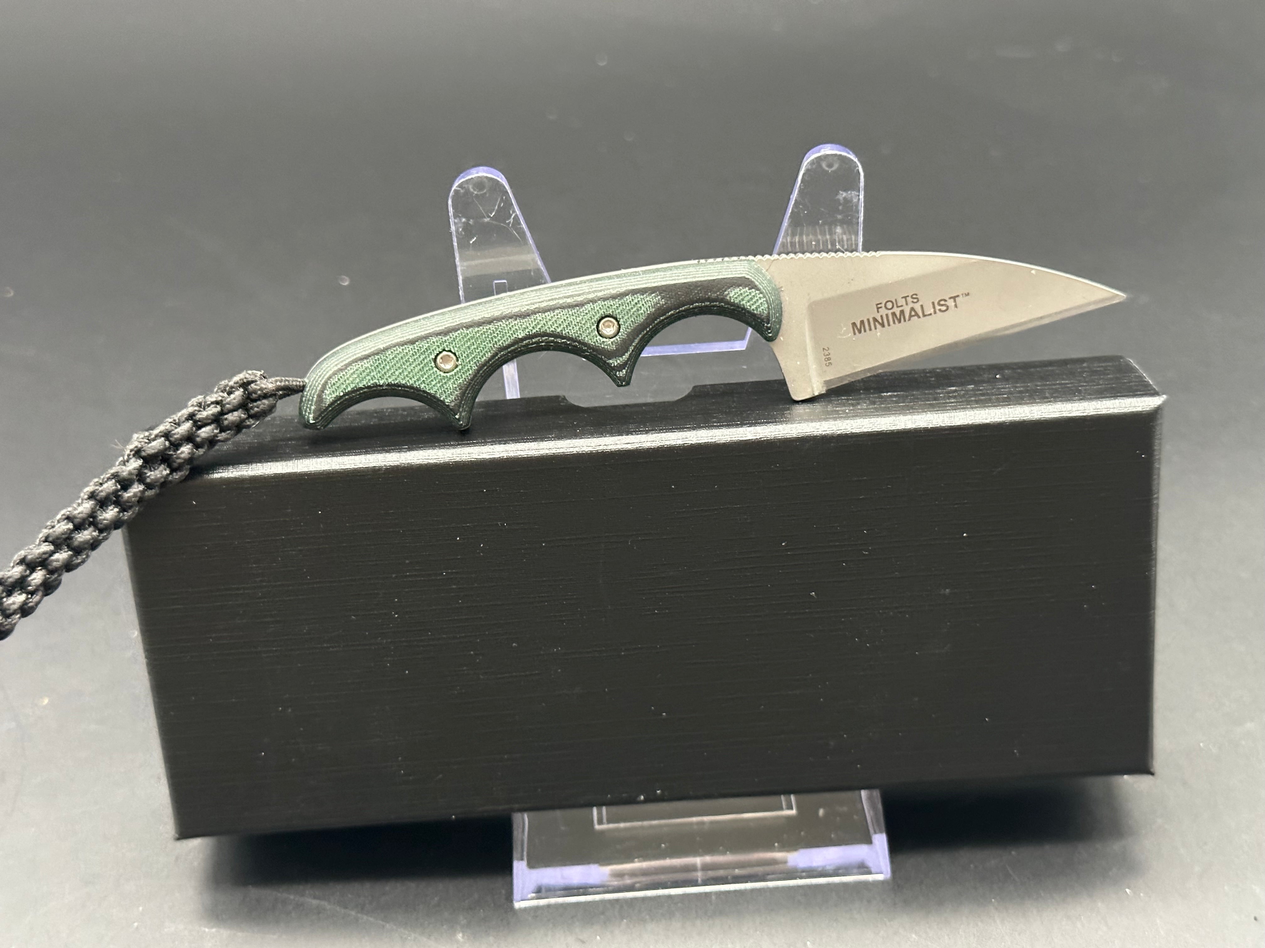 CRKT Minimalist Neck Knife - Wharncliffe Blade, Compact EDC Pocket Knife for Outdoor, Camping, Survival & Everyday Carry